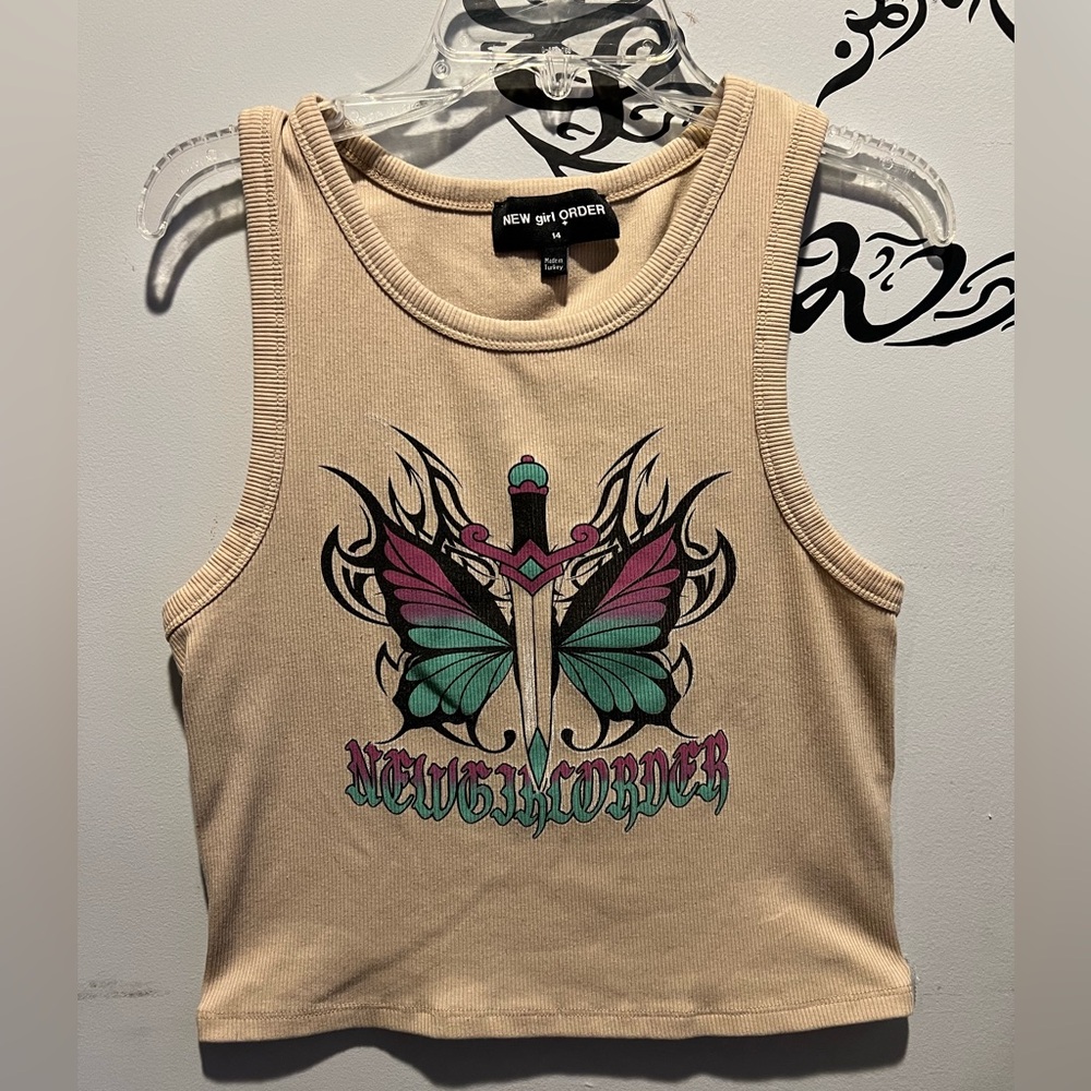 New Girl Order Butterfly Tank